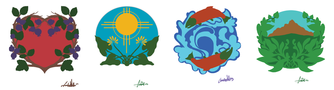 Four Houses Together